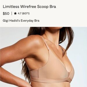 Pepper Limitless wire free bra XS